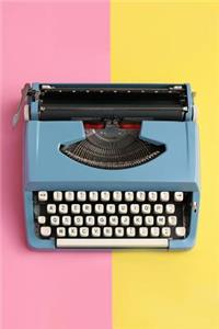 Pop Art Typewriter Notebook