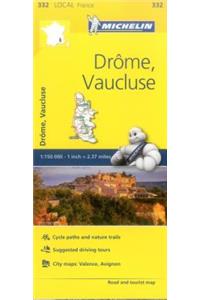 Drome, Vaucluse - Michelin Local Map 332