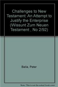 Challenges to New Testament Theology