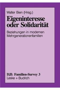 Eigeninteresse Oder Solidarität