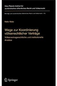 Wege zur Koordinierung völkerrechtlicher Verträge