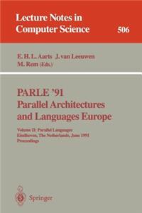 Parle '91. Parallel Architectures and Languages Europe