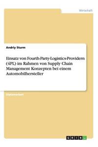 Einsatz von Fourth-Party-Logistics-Providern (4PL) im Rahmen von Supply Chain Management Konzepten bei einem Automobilhersteller
