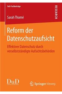 Reform Der Datenschutzaufsicht