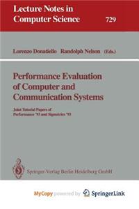Performance Evaluation of Computer and Communication Systems