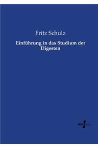 Einführung in das Studium der Digesten