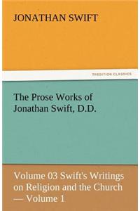 Prose Works of Jonathan Swift, D.D.