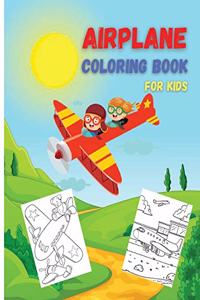 Airplane Coloring Book For Kids
