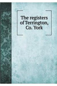 The registers of Terrington, Co. York