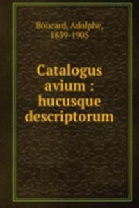 Catalogus avium