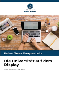 Universität auf dem Display