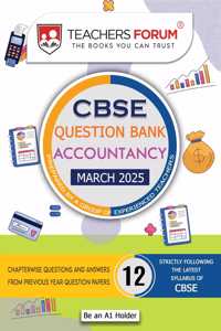 Teachers Forum CBSE Question Bank Class 12 Accountancy (For 2025 Board Exam)