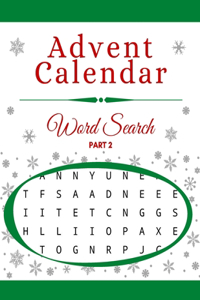 Advent Calendar Word Search