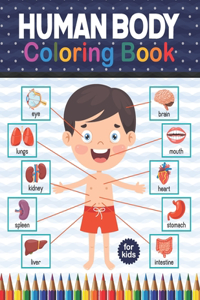 Human Body Coloring Book For Kids