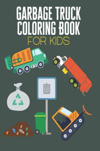 Garbage Truck Coloring Book For Kids