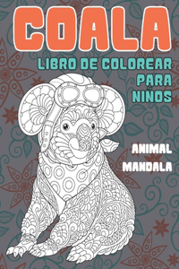 Libro de colorear para niños - Mandala - Animal - Coala