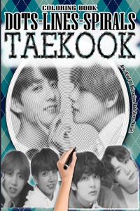 Taekook Dots Lines Spirals Coloring Book