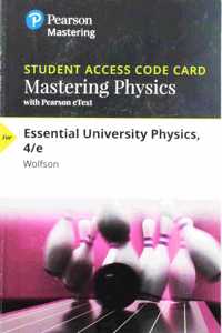 Mastering Physics with Pearson Etext -- Standalone Access Card -- For Essential University Physics