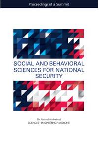 Social and Behavioral Sciences for National Security