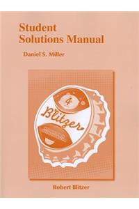 Student Solutions Manual for Introductory & Intermediate Algebra for College Students