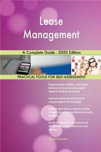 Lease Management A Complete Guide - 2020 Edition