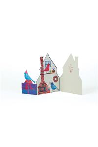 Avian Friends Christmas Birdhouse