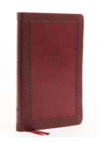 KJV, Thinline Bible, Standard Print, Imitation Leather, Red, Indexed, Red Letter Edition, Comfort Print