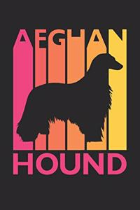 Vintage Afghan Hound Notebook - Gift for Afghan Hound Lovers - Afghan Hound Journal