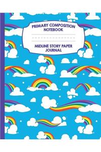 Primary Composition Notebook Midline Story Paper Journal