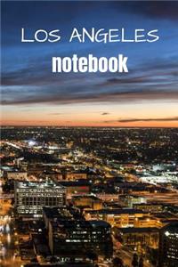 Los Angeles Notebook: A cool Los Angeles Photo Cover Notebook - Journal - Planner - Diary - Travel Notebook - 6x9 - 120 Pages - Wide Ruled Line Paper