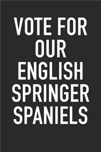 Vote for Our English Springer Spaniels