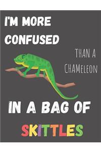 I'm More Confused Than A Chameleon In A Bag Of Skittles