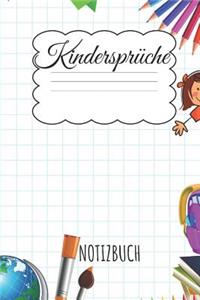 Kindersprüche Notizbuch