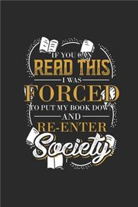 I Was Forced To Put My Book Down