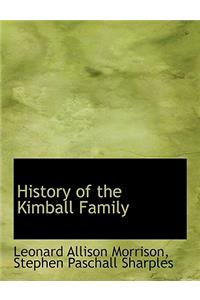 History of the Kimball Family