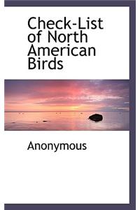 Check-List of North American Birds
