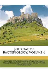 Journal of Bacteriology, Volume 6
