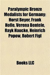 Paralympic Bronze Medalists for Germany