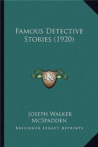 Famous Detective Stories (1920)