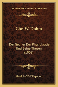 Chr. W. Dohm