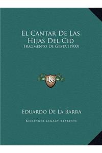 El Cantar De Las Hijas Del Cid