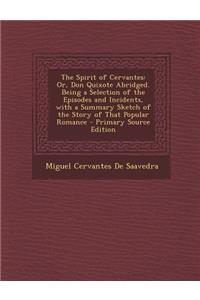 The Spirit of Cervantes