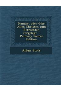 Diamant Oder Glas