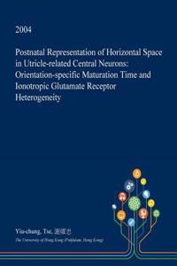 Postnatal Representation of Horizontal Space in Utricle-Related Central Neurons