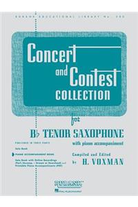 Concert and Contest Collection for BB Tenor Saxophone