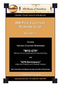 999 Pick 3 Lottery Players Club Volume 1