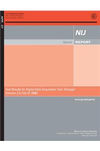 Test Results for Digital Data Acquisition Tool