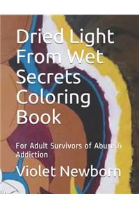 Dried Light From Wet Secrets Coloring Book