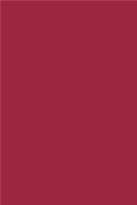 Journal Ruby Red Color Simple Plain Ruby Red