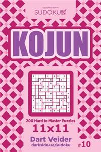 Sudoku Kojun - 200 Hard to Master Puzzles 11x11 (Volume 10)